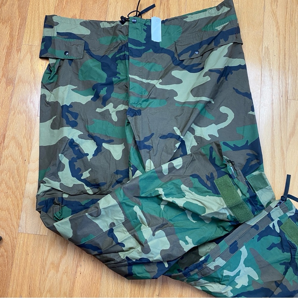ORC Industries Improved Rainsuit Trousers Camo Military Tactical Large